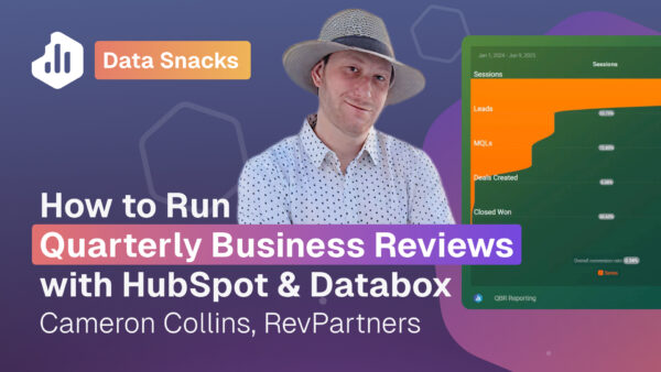 Build better Quarterly Business Review (QBR) reports with Hubspot + Databox