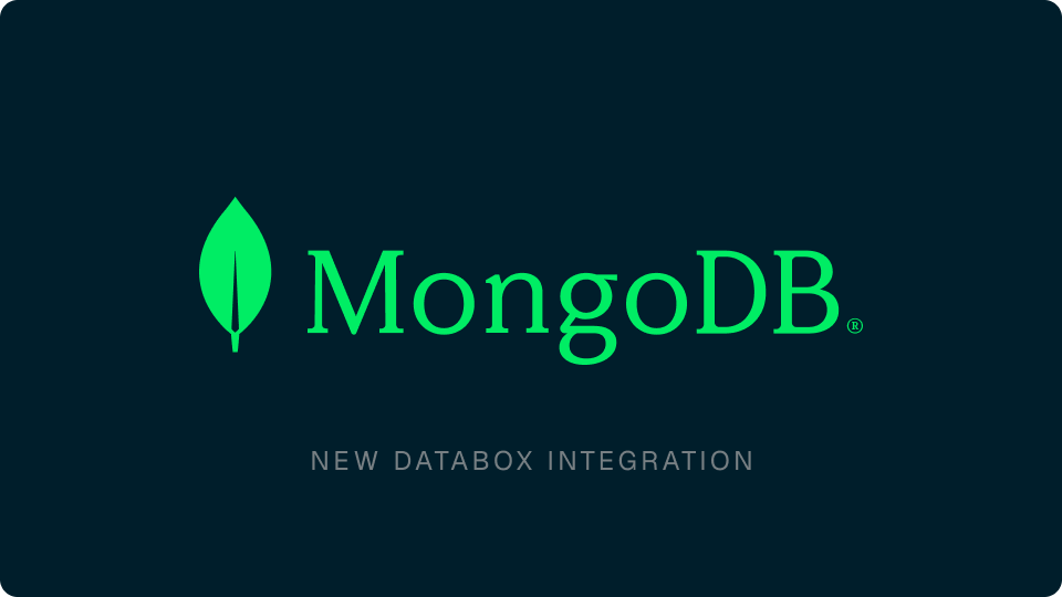 New: MongoDB Integration 