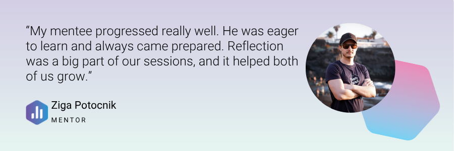 Mentoring program at Databox