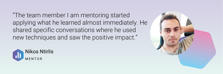 Mentoring program at Databox