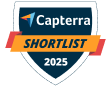 Capterra Short List 2025 badge