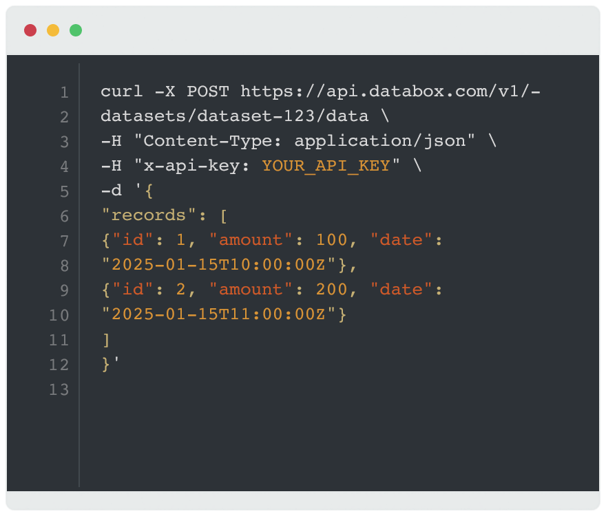 Databox Developers: Connect and visualize your own data with REST API and SDKs (Java, PHP, Ruby, Node.js, GO, Python)