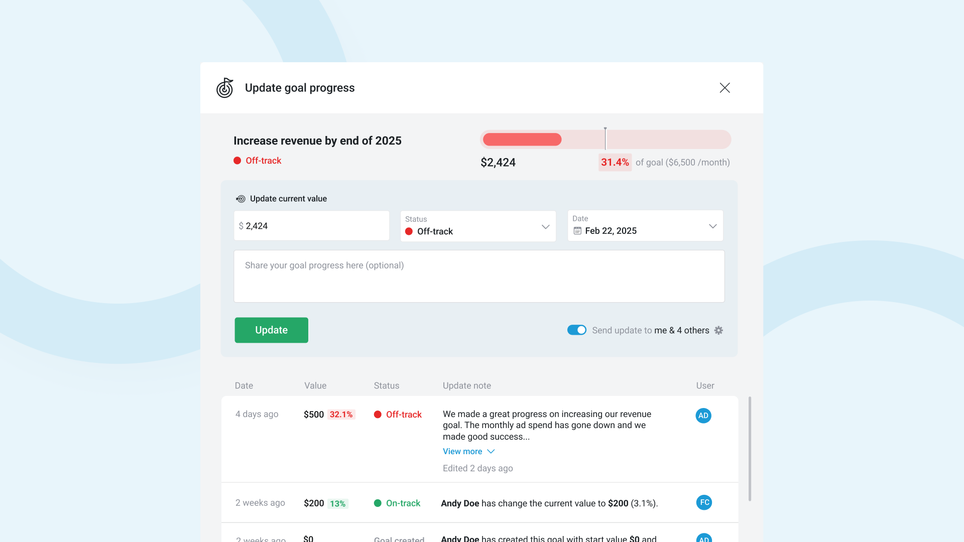 Track Any Target with Manual Goals