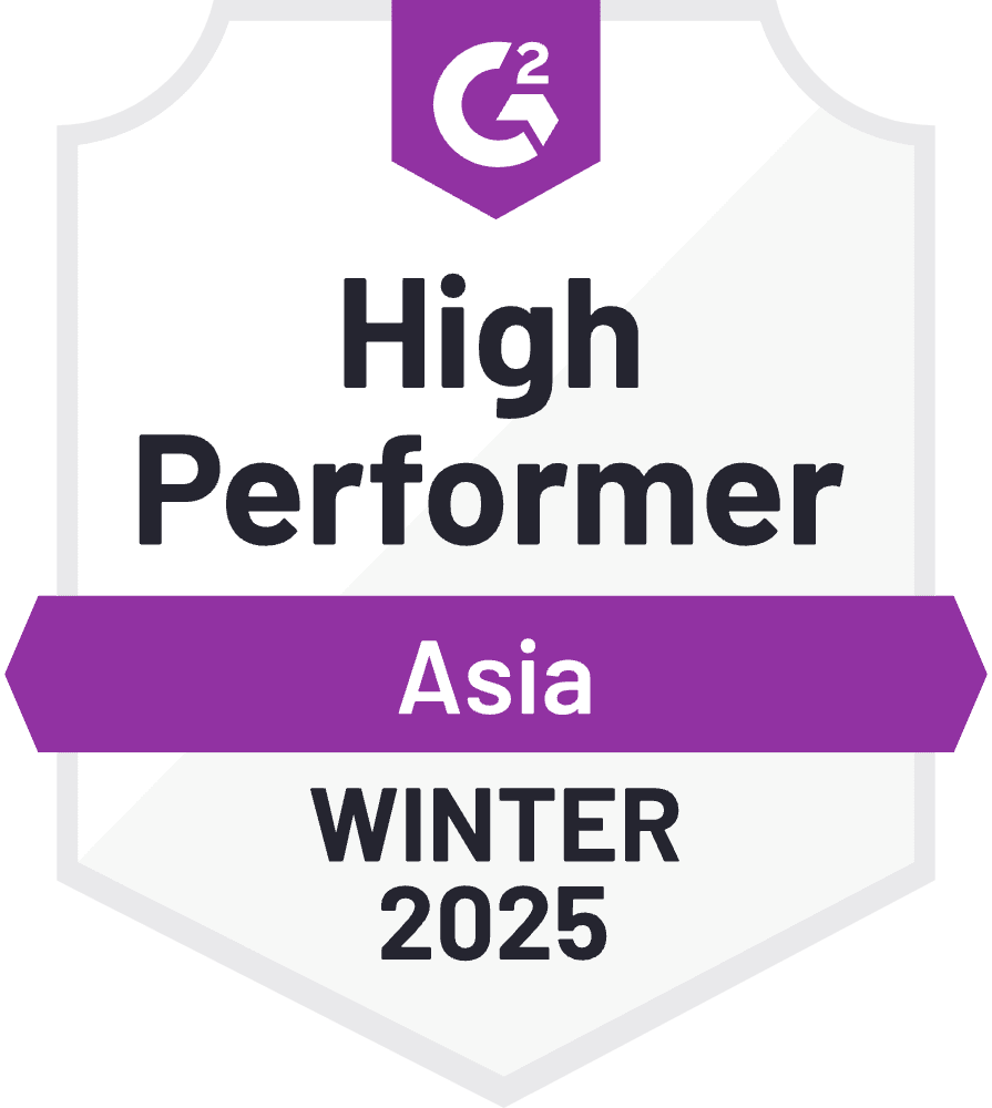 G2 High Performer Asia Winter 2025 badge