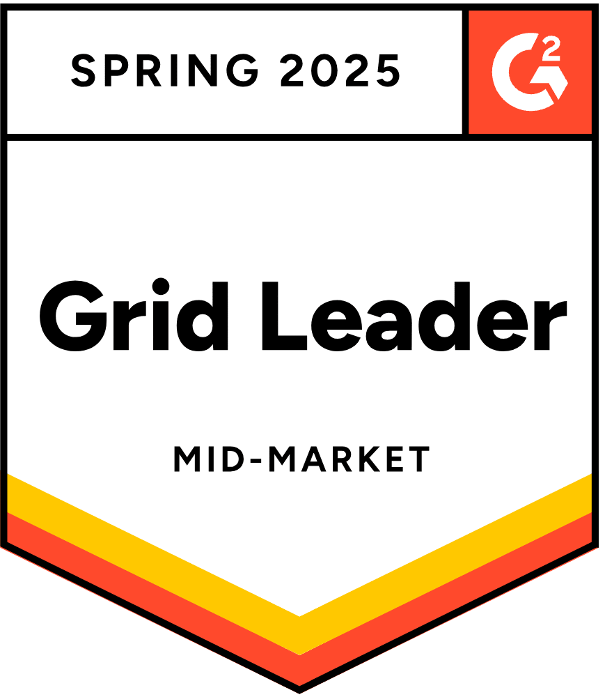 G2 Spring 2025 Grid Leader Mid-Market badge